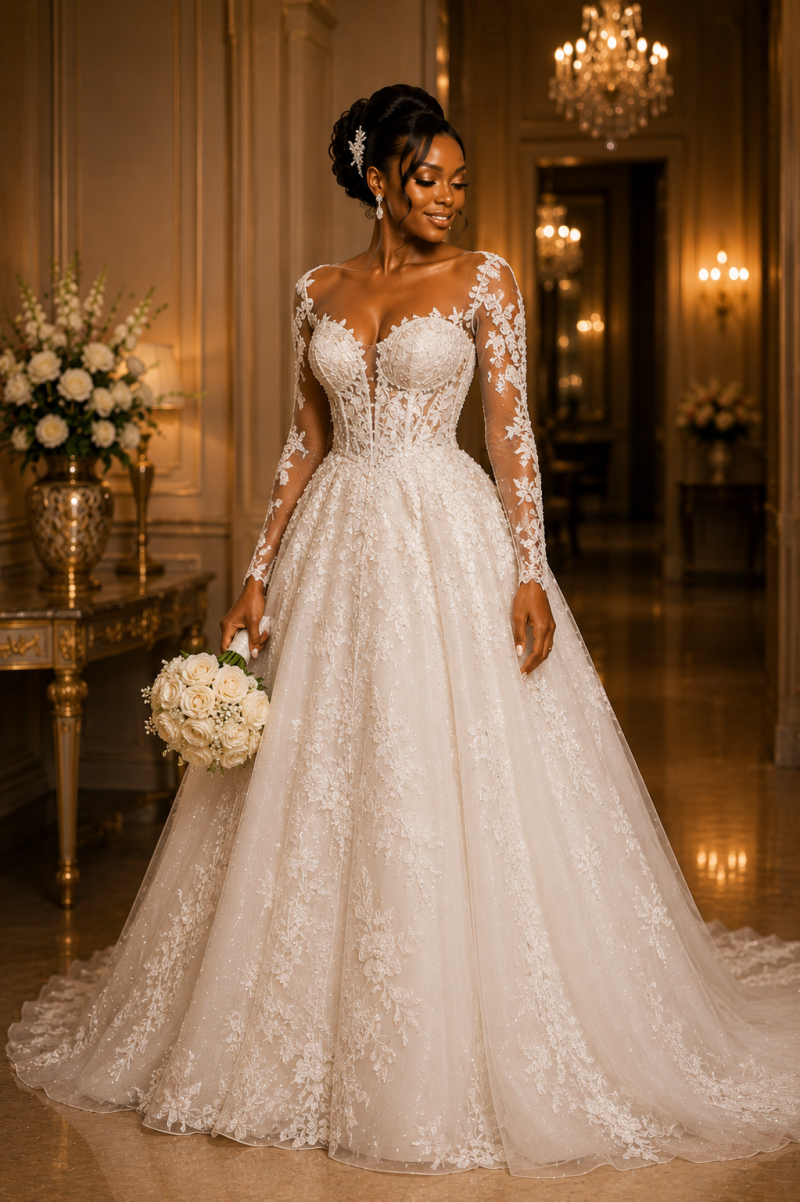 White Bridal Dress